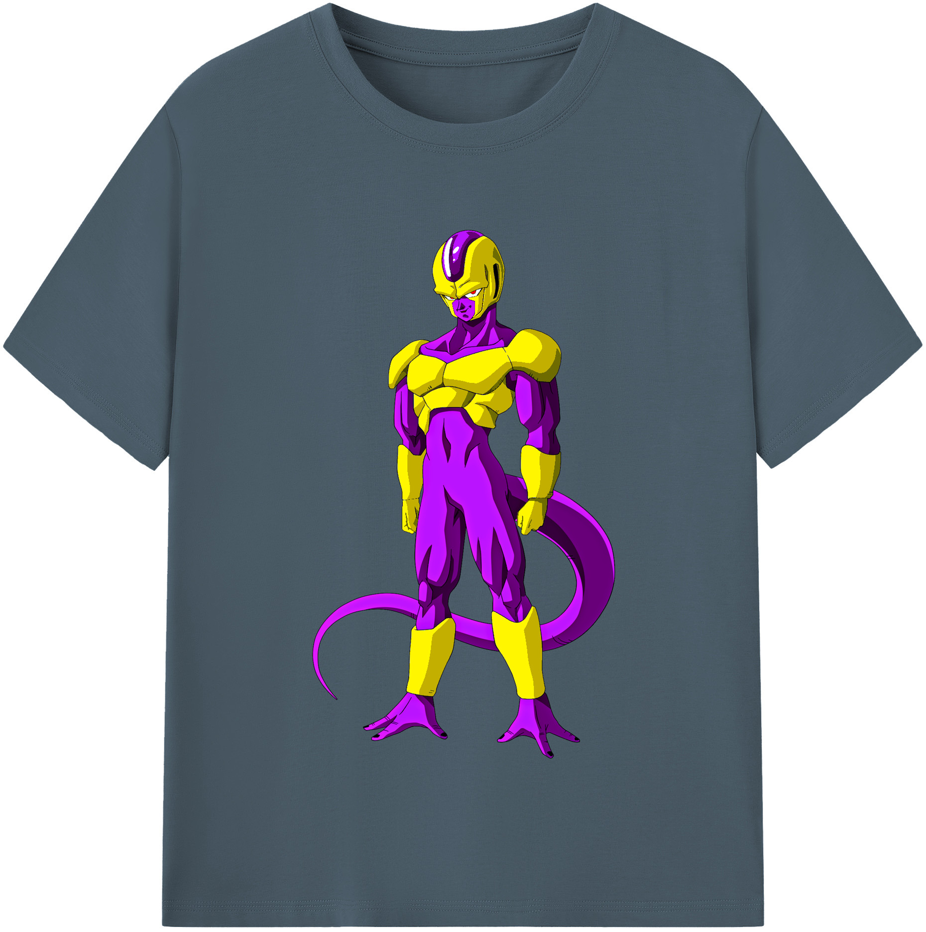（画像用） ドラゴンボール フリーザ DRAGON BALL Frieza 綿100％半袖Tシャツ（フロントプリント）